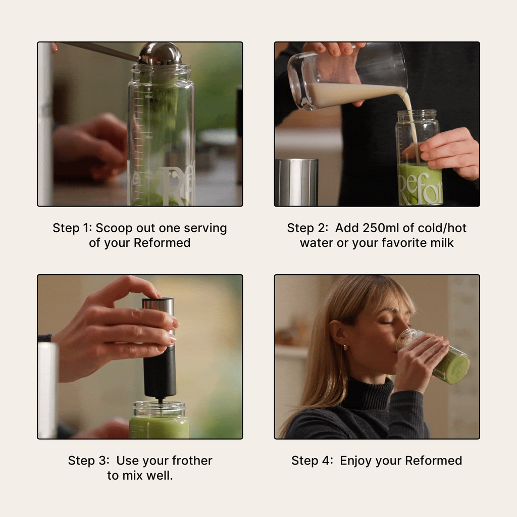 Matcha with Collagen + Coconut Add-on