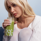 Strawberry Matcha with Collagen