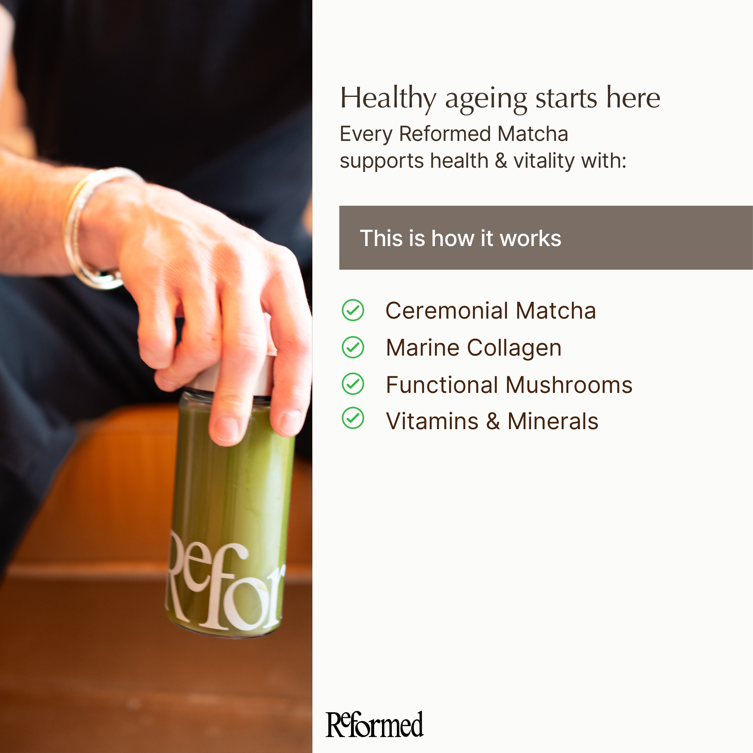 Coconut Matcha with Collagen