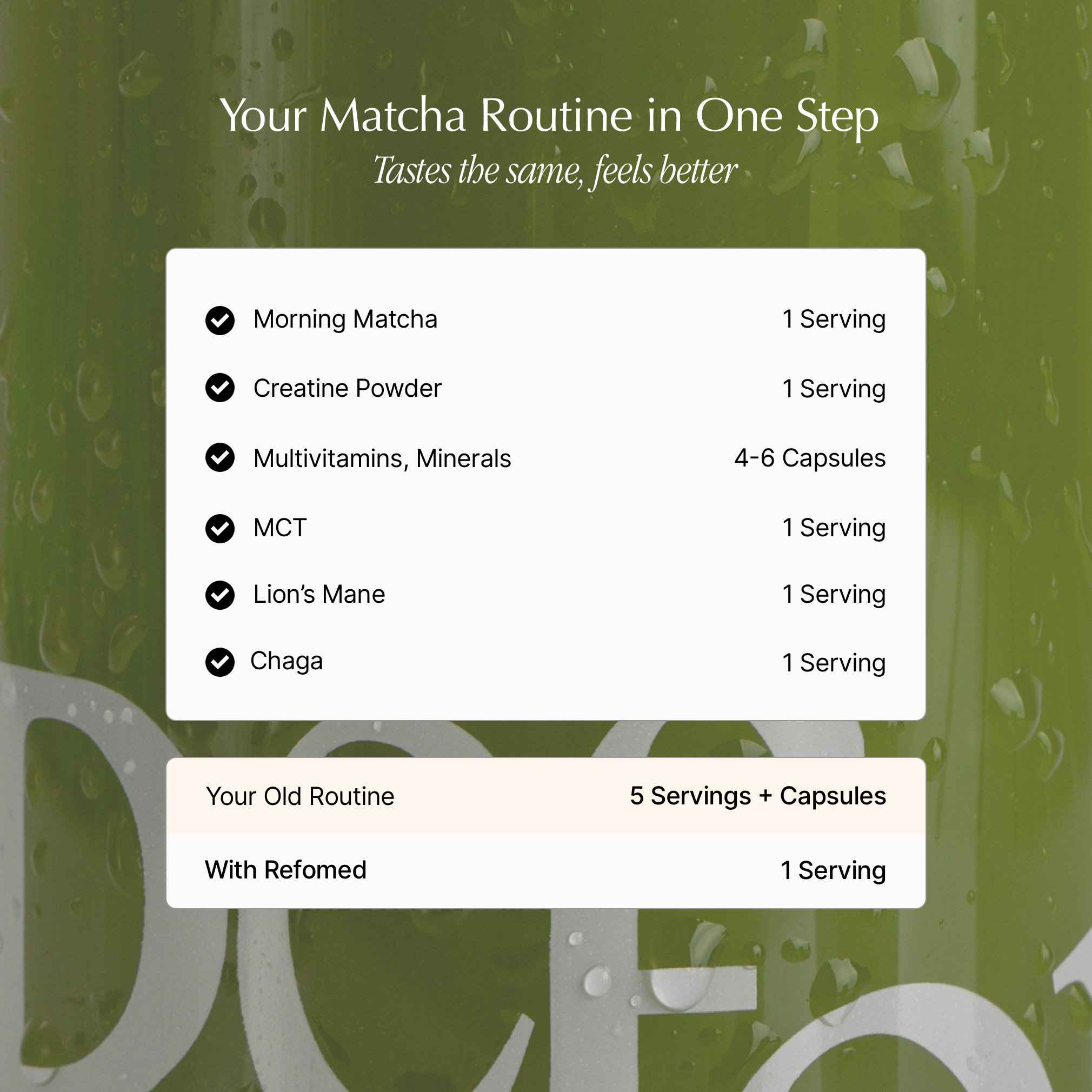 Matcha with Creatine