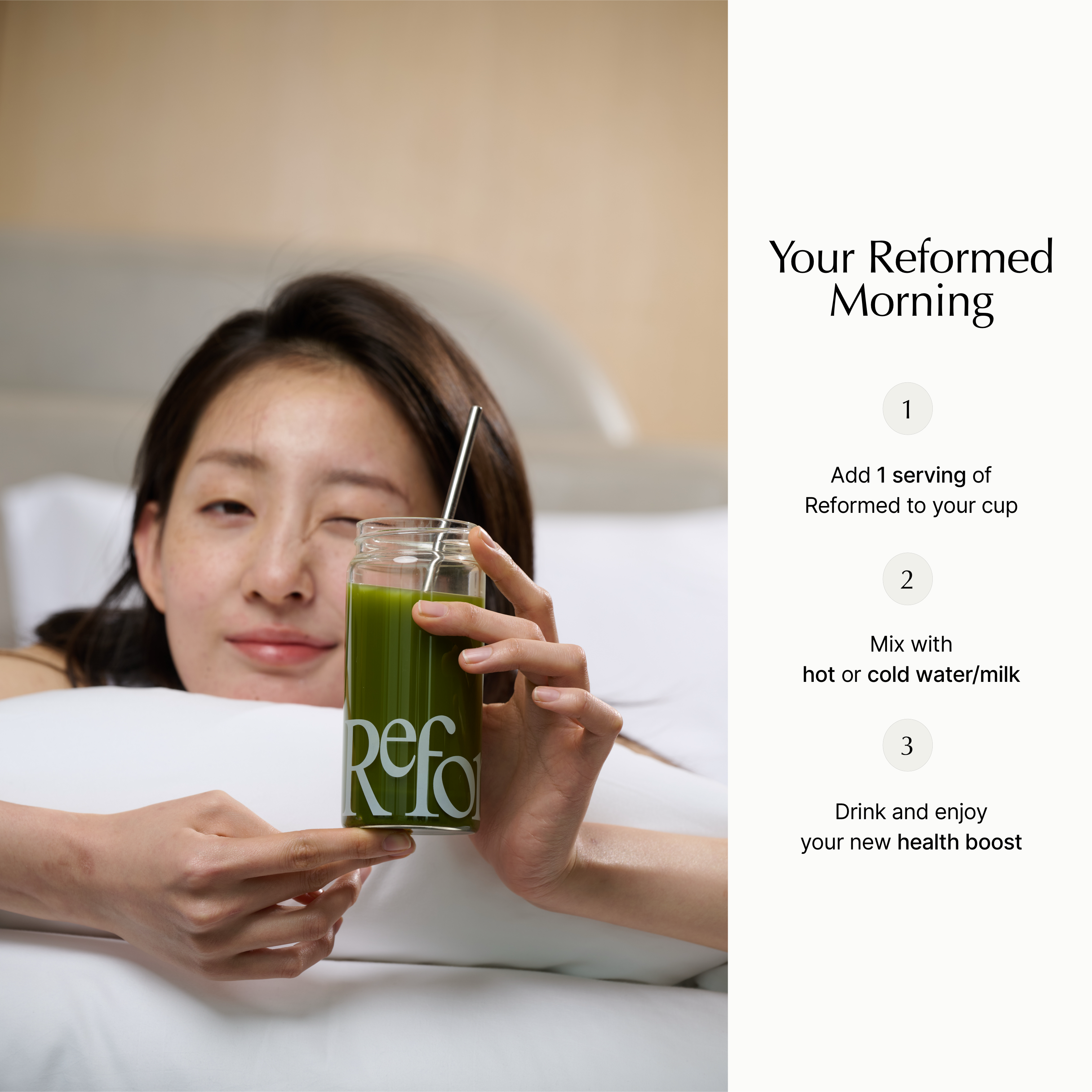 Matcha with Collagen + Coconut Add-on